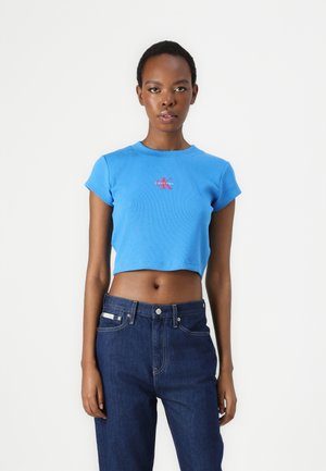 MONOGRAM BABY TEE - Basic T-shirt - french blue