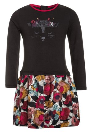 GRAPHIC FLORAL - Jerseykleid - charbon