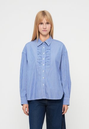 BIG SHIRT - Bluza z gumbi - matisse blue