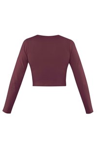 Normani Langarmshirt - weiß schwarz burgund beige