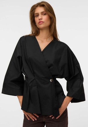 Vero Moda, SHIRT AWCELIA SHIRT - Blouse - black
