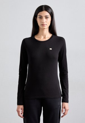 Long sleeved top - black