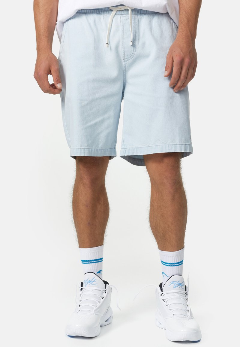 INDICODE JEANS INYOSEMITE - Farkkushortsit - stone blue denim