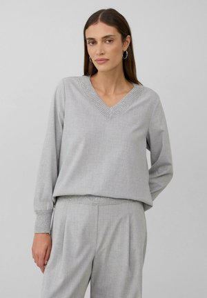 Blouse - grau meliert