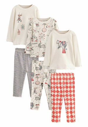 REGULAR FIT 3 PACK - Pidžaamad - red ecru