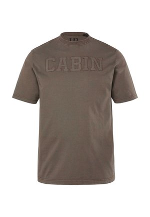 JP1880, T-Shirt print - mocha