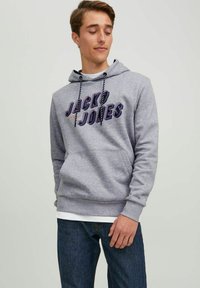 JACK & JONES Jcofriday Sweat High Neck BF Maglia di Tuta, Palmo Desert/Dettaglio: Stampa con Logo a Collo Alto, XL Uomo