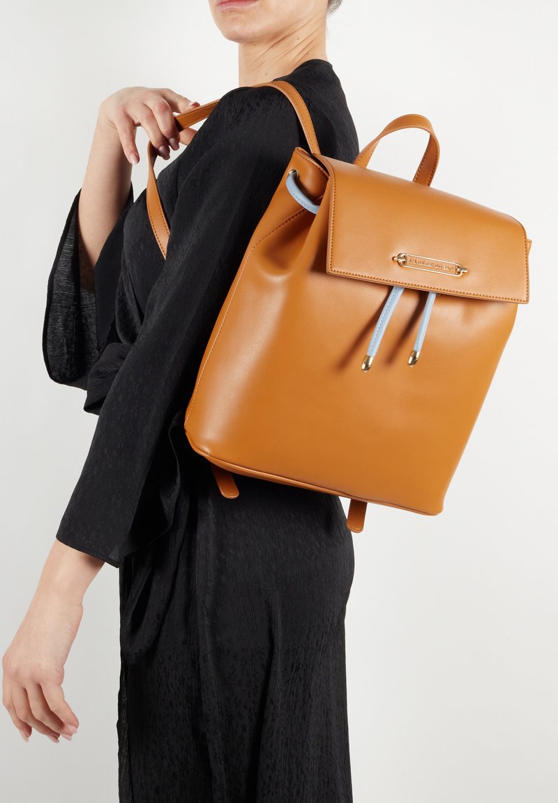 L'Atelier Du Sac PIERRE - Backpack - almond blue denim