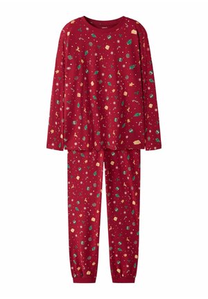 SET WEIHNACHTS - Nattøj sæt - jester red