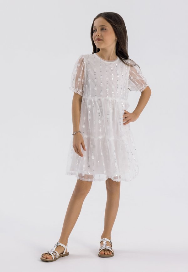 FLOWER SEQUIN SHORT SLEEVE - Cocktailkleid/festliches Kleid