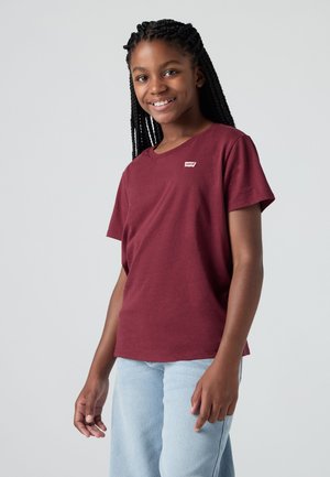 Levi's® BATWING CHEST HIT TEE - Základné tričko - chocolate truffle