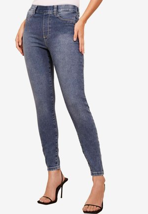 Friends Like These ELASTICATED WAIST - Kitsa lõikega teksad - blue
