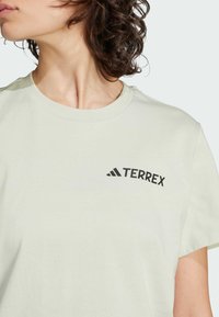 Adidas Terrex GRAPHIC - Triko s potiskem - linen green