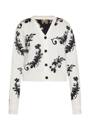 CO-BRANDED WITH EBEEZA - Cardigan - wollweiss schwarz