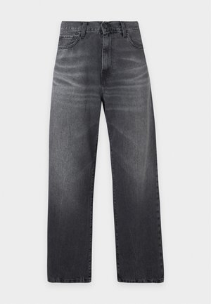 Carhartt WIP, LANDON PANT - Jeans baggy - black marble used wash