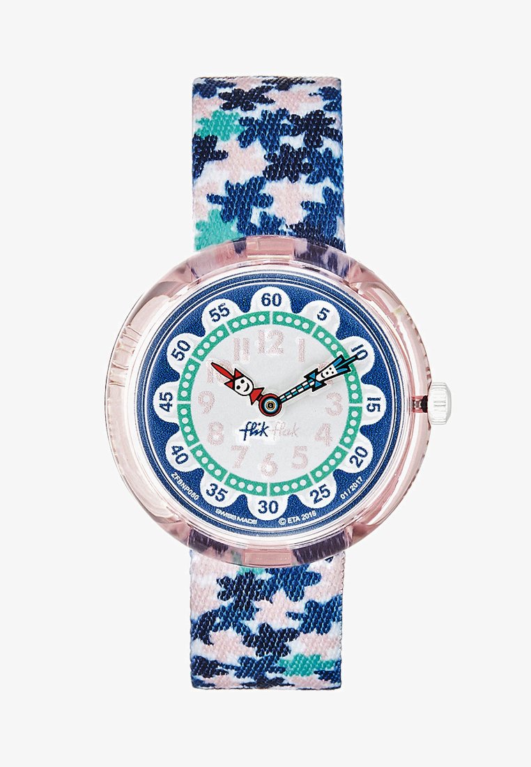 Flik Flak LONDON FLOWER - Hodinky - blau