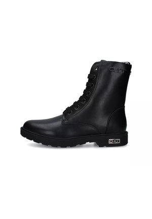 Stivaletti con plateau - black
