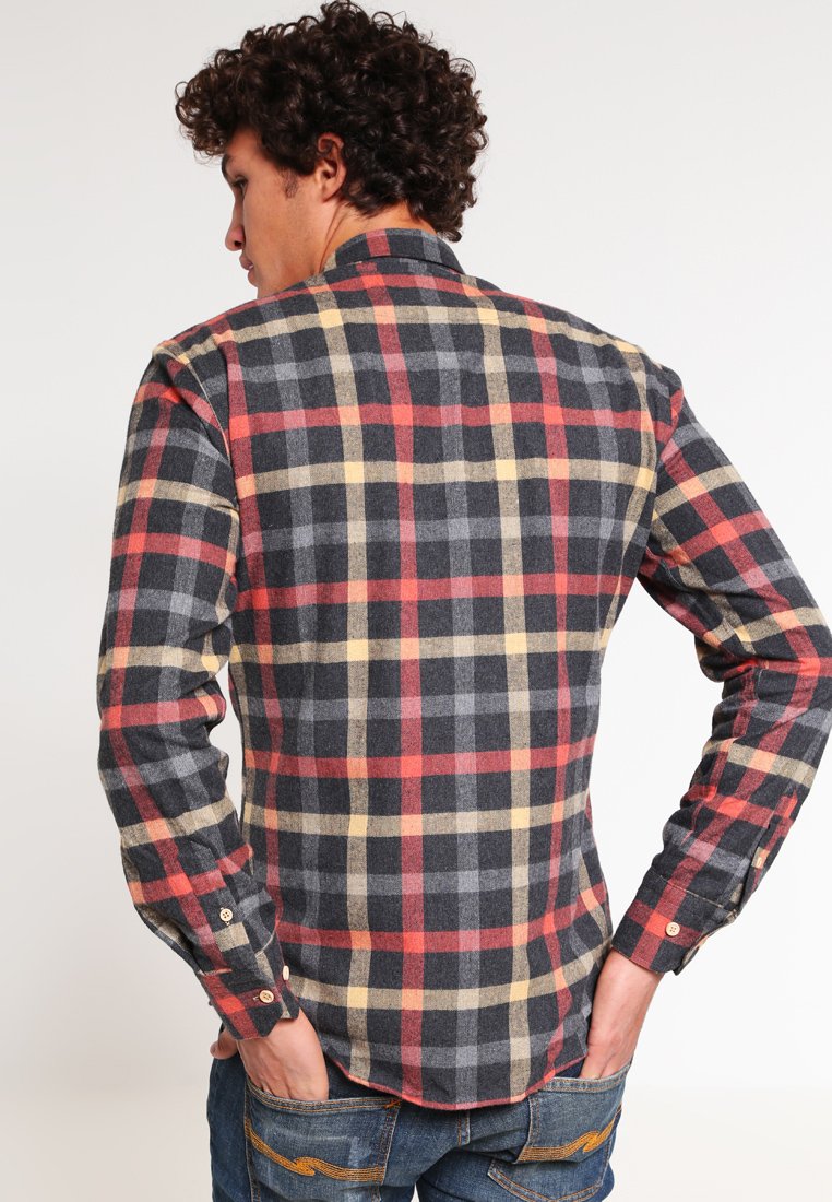 KRONSTADT Camicia Uomo KSDean Check A Quadretti, Colletto Con Bottoni, Vestibilità Regolare, 60% Cotone 40% Poliestere