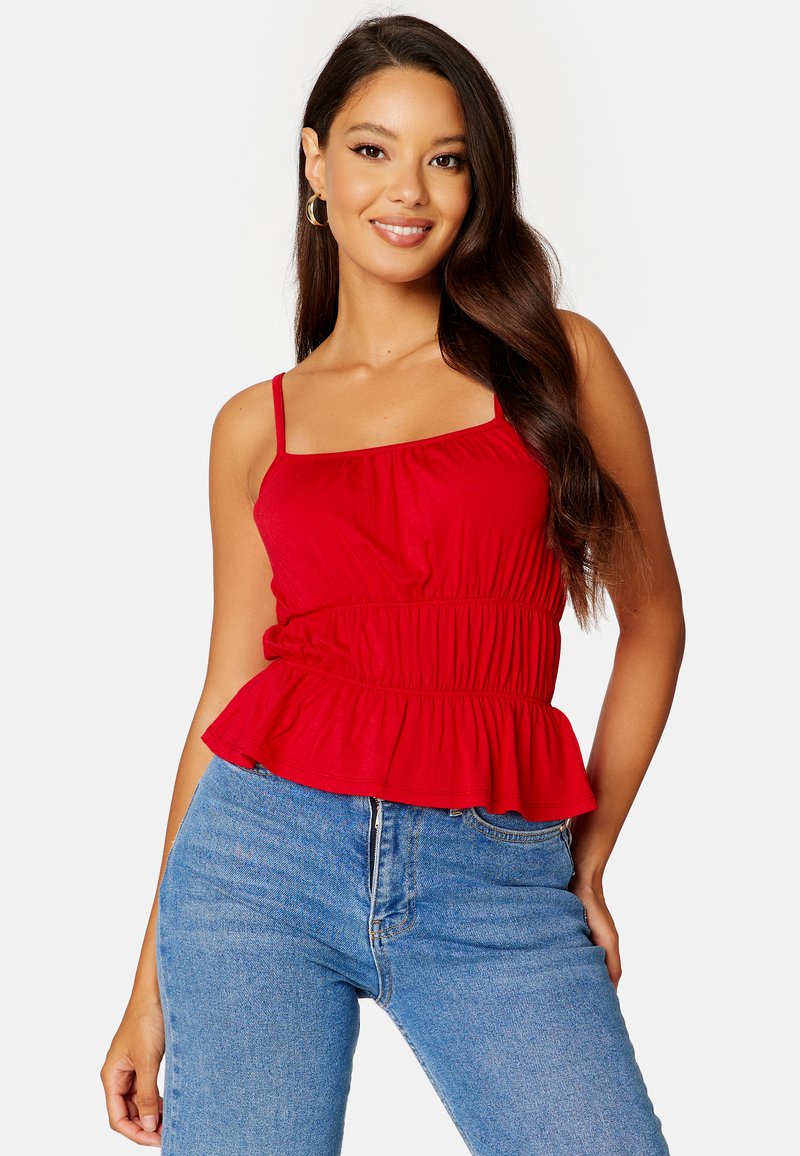Bubbleroom SMOCK SINGLET - Top - red