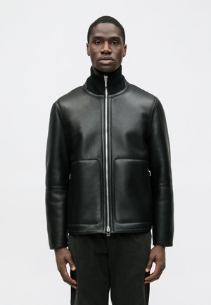 ERLING - Bőrdzseki - black