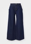 NMSURE WIDE LEG - Wide leg - dark blue