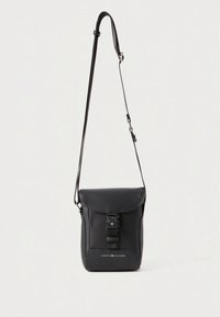 Tommy Hilfiger MODERN FLAP MINI REPORTER UNISEX - Geantă crossbody - black