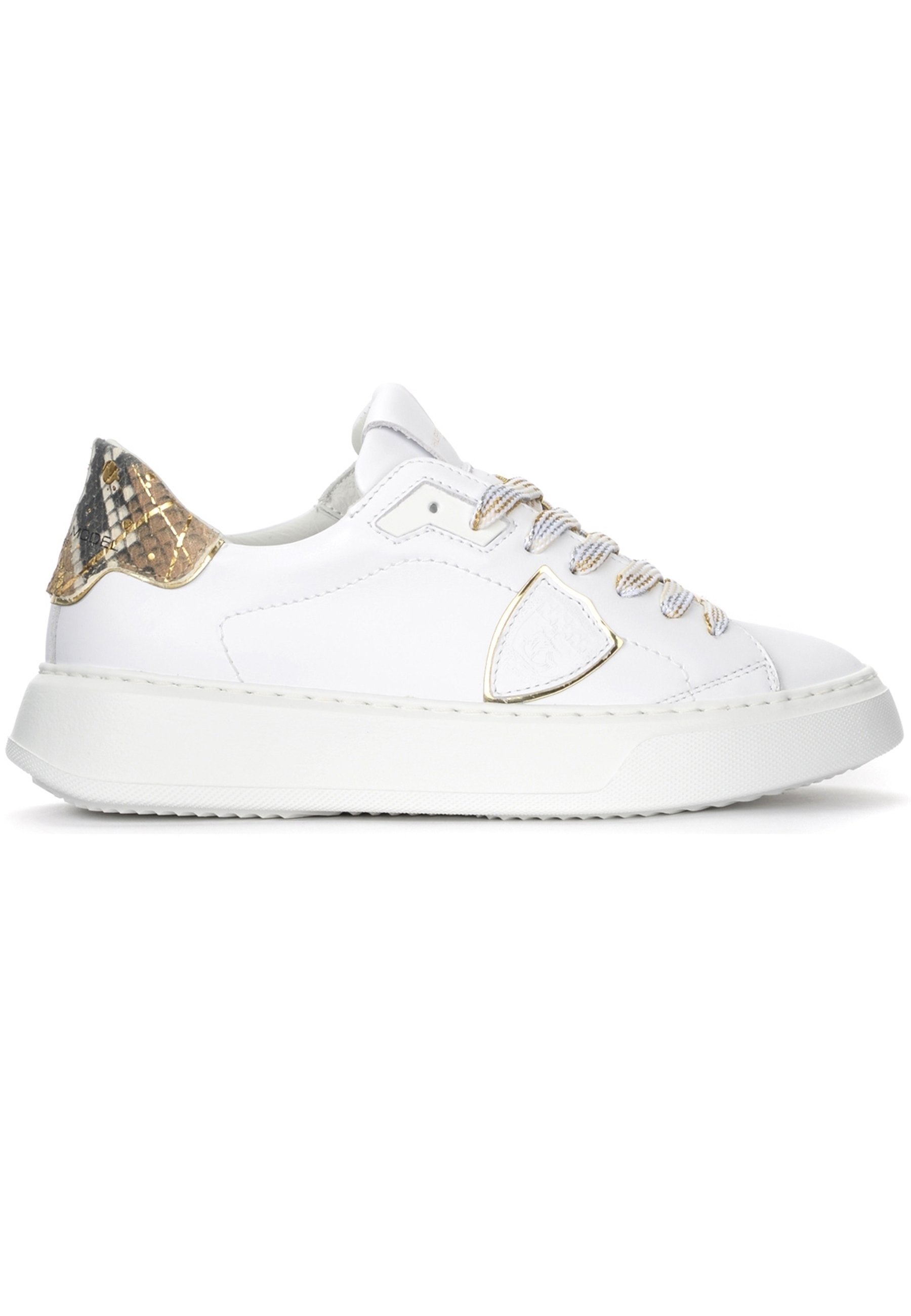 Philippe Model TEMPLE VEAU PYTHON BIANCA - Sneakers basse - bianco - Zalando .it