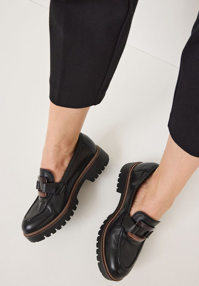 Tamaris Slip-ons - black leather