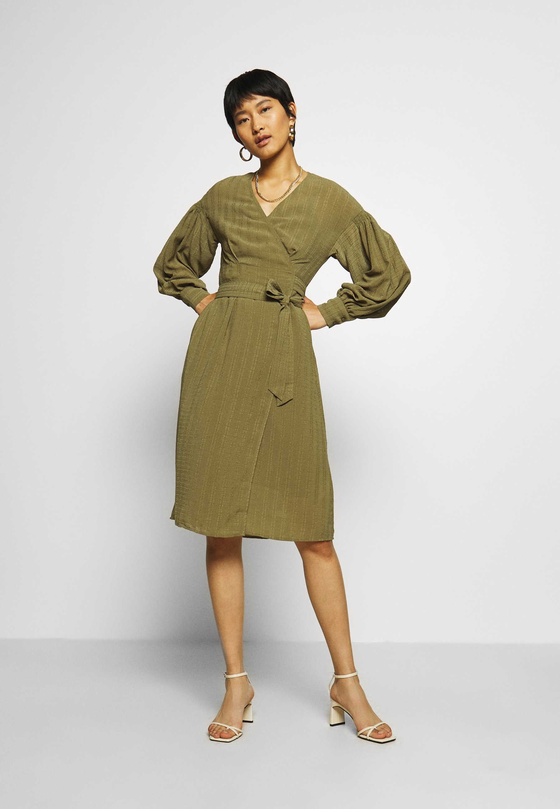 Samsøe Samsøe MERRILL DRESS Kjole air khakikhaki Samsøe Samsøe MERRILL DRESS - Kjole - air khaki