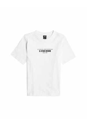 G-STAR, HD GRAPHIC T-SHIRT - T-Shirt print - white