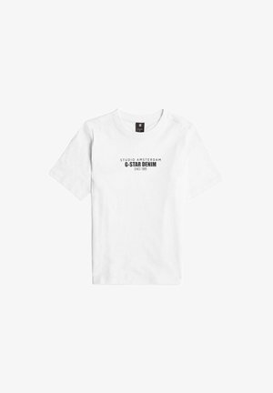 G-STAR, HD GRAPHIC T-SHIRT - T-Shirt print - white