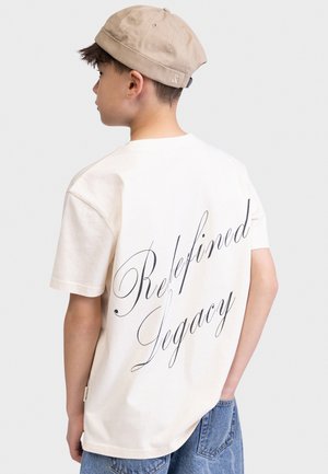 TERIO TEE REGULAR FIT - T-Shirt print - offwhite