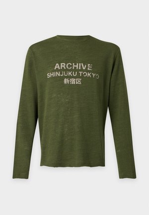BDG Urban Outfitters, ARCHIVE SLUB TEE - Langærmet T-shirt - green