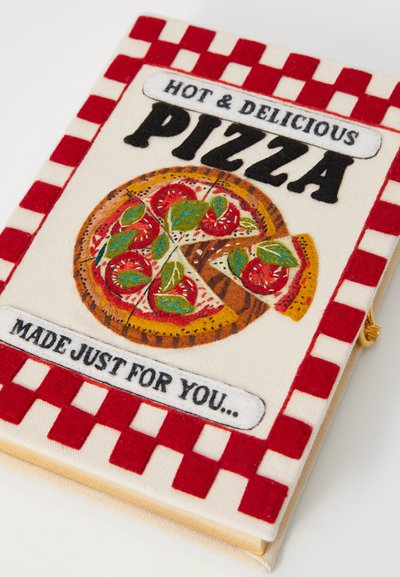 Olympia Le-Tan BOOK PIZZA - Clutch - nacre