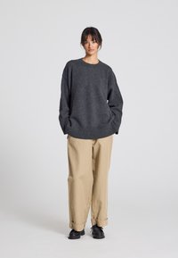 VIGGA GOTS - Strickpullover - dark grey