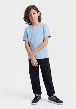 Joggesko - black lightblue white