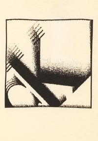 Calvin Klein Jeans MONOGRAM GRID RELAXED - Marškinėliai su spaudiniu - afterglow