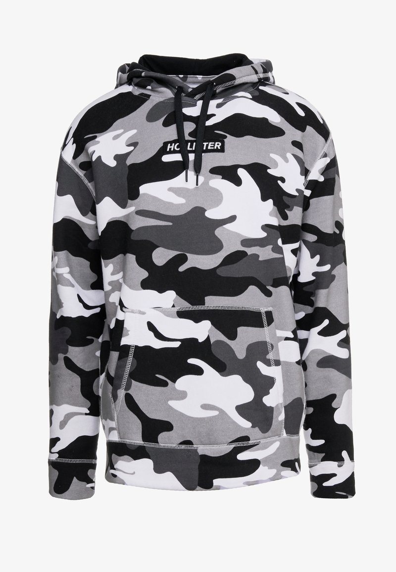 Hollister Co Box Logo Hoodie Grey Zalando Ie