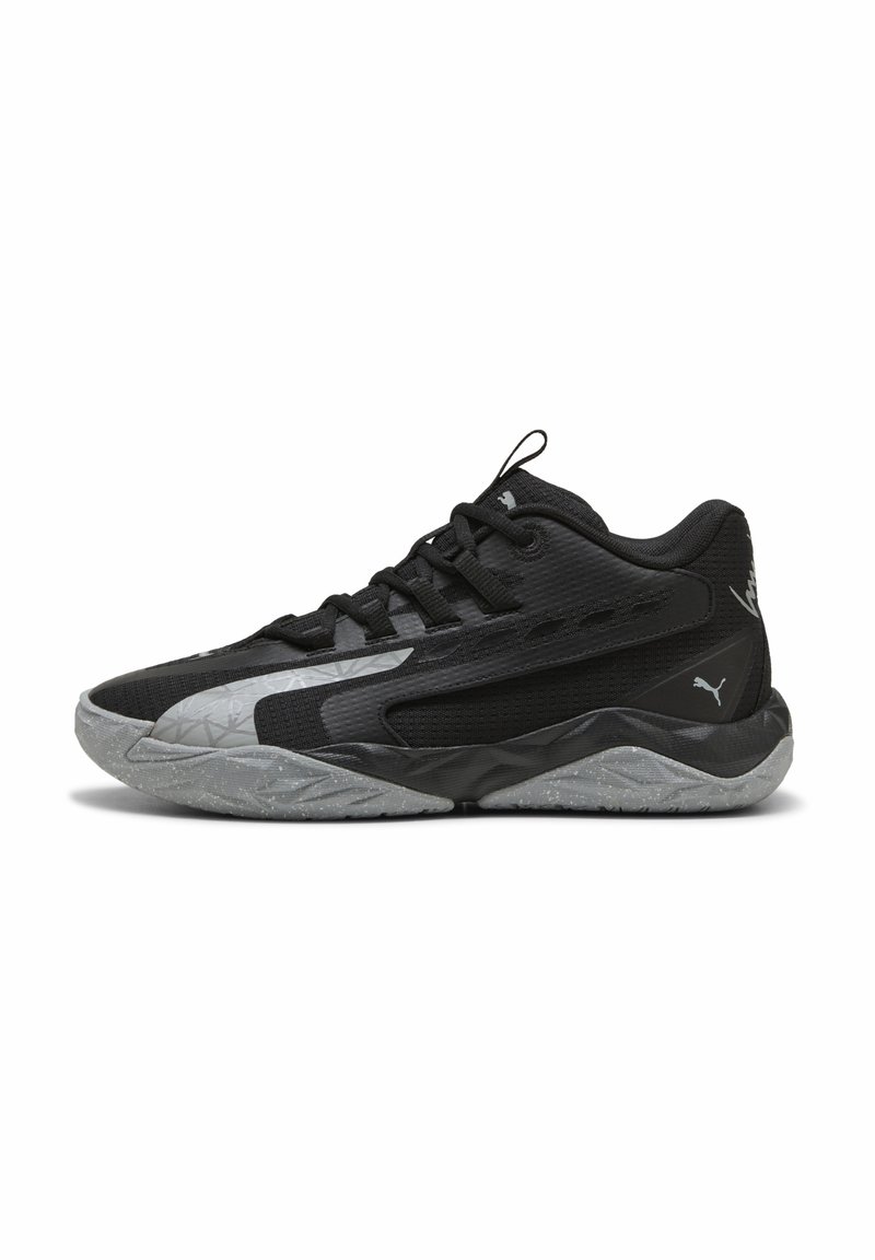 Puma DAGGER 2 MID - Basketball shoes - black cool/mid gray/black - Zalando