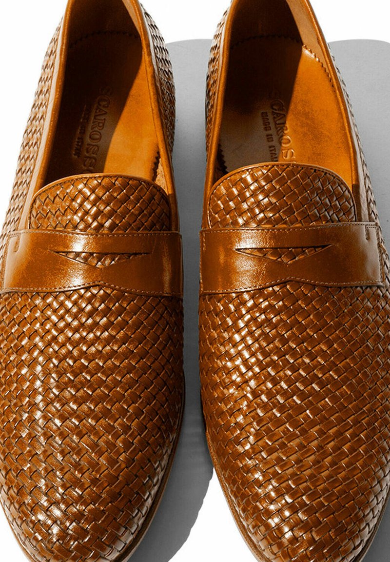 Scarosso Andrea Cognac Woven Loafers SCAROSSO Andrea Cognac in Brown for Men | Lyst Australia main image 4