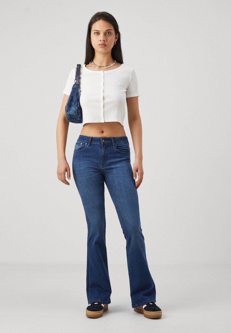 LOIS Jeans Flared Jeans blauw denim/bluedenim LOIS Jeans Flared Jeans blauw denim/bluedenim