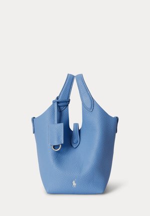 POLO PLAY LEATHER SMALL TOTE & CROSSBODY - Sac à main - baby blue