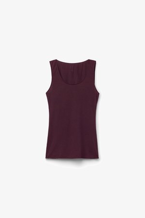 Intimissimi, ULTRALIGHT WIDE-SHOULDER - Tílko - burgundy