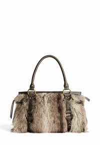 SHOULDER - Borsa a mano - dark brown