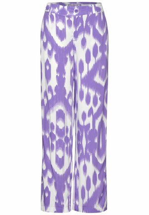 WIDE LEG HOSE - Broek - lila