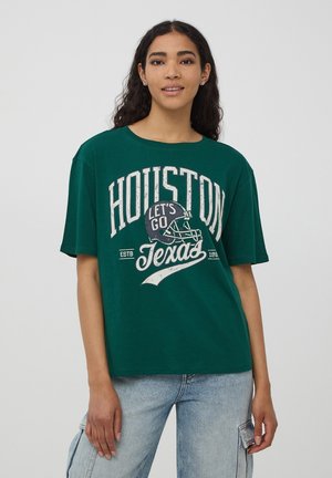 Terranova COLLEGE - T-shirt con stampa - foresta