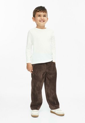 s.Oliver, HOSE BAGGY - Pantaloni - dunkelbraun