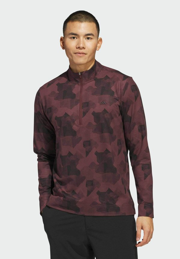 GO-TO PRINTED QUARTER-ZIP - Long sleeved top - aurora ruby