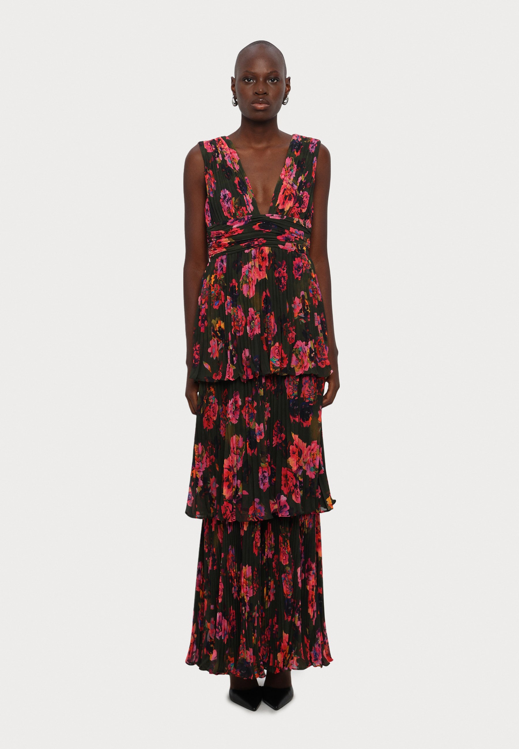 AMUR FLUER DEEP PLEATED GOWN - Occasion wear - earthy garden/multi-coloured  - Zalando.co.uk