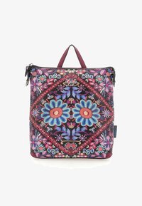 Non selezionato, ricamo fiore fuxia